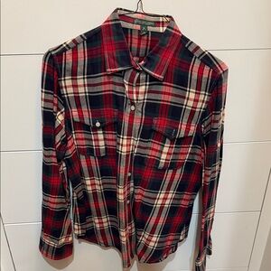 Polo Ralph Lauren Red and Black Plaid Shirt